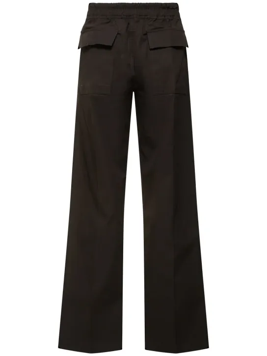 Rick Owens   Dietrich Drawstring cotton pants 