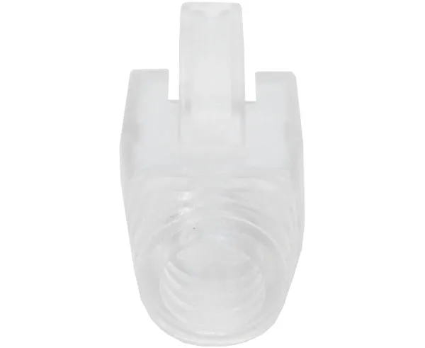 RJ45 Slip-On Boot, CAT6/6A/7, Type Oversize, Clear, 7.5mm OD, 1pc