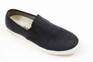 Seavees Women's Baja Slip On - Black Linen