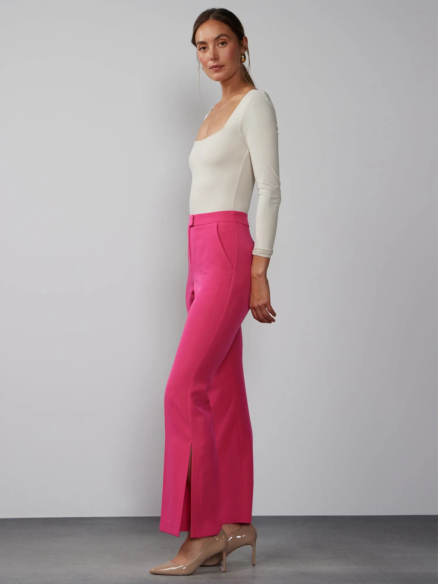 Side Slit Kick Flare Pant