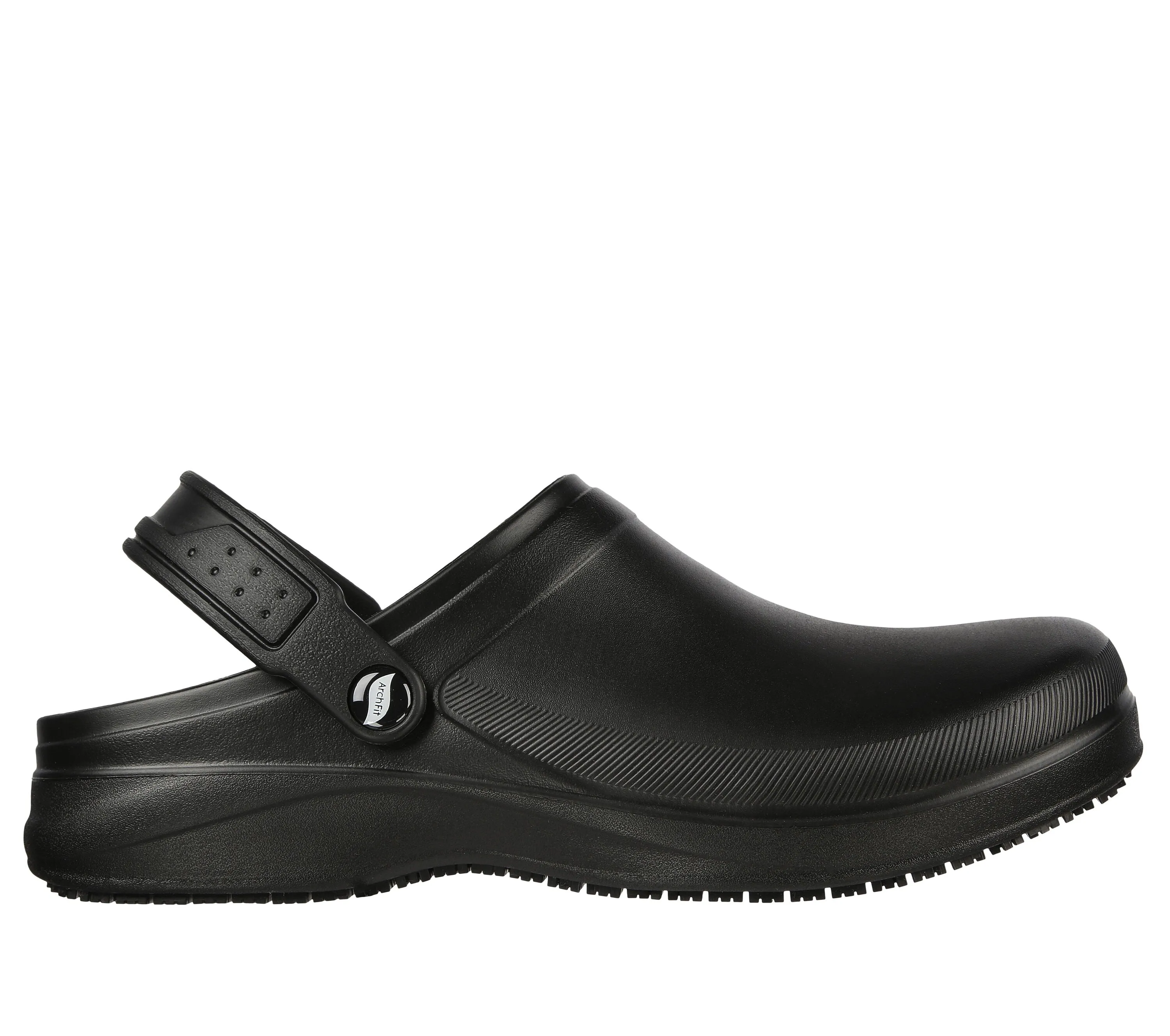 Skechers Men's Riverbound Slip Resistant Work Clog - Black 200092