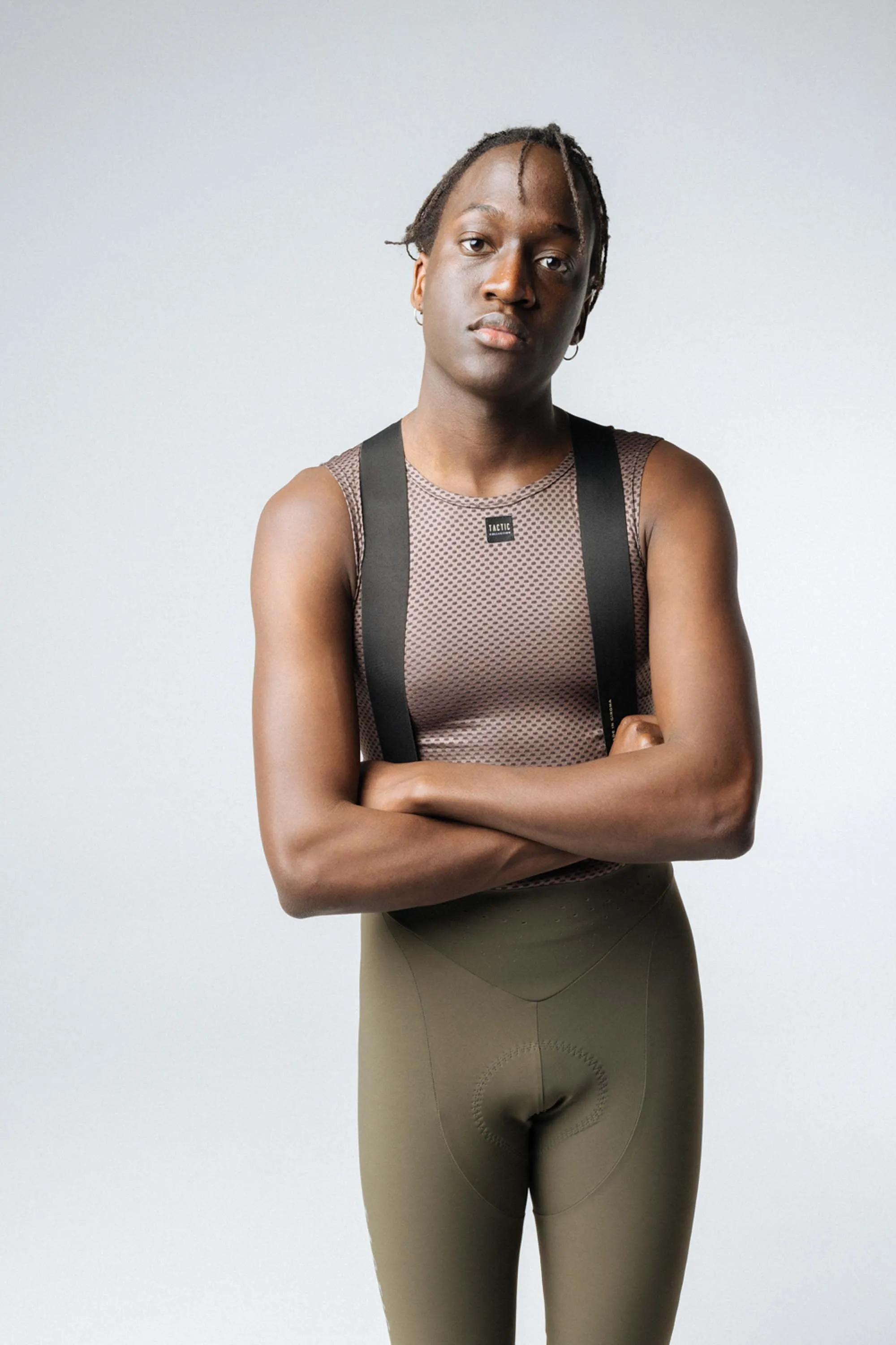 Sleeveless Base Layer - Brown