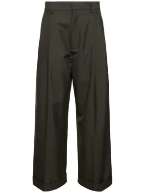 Soeur   Wally wool wide leg pants 