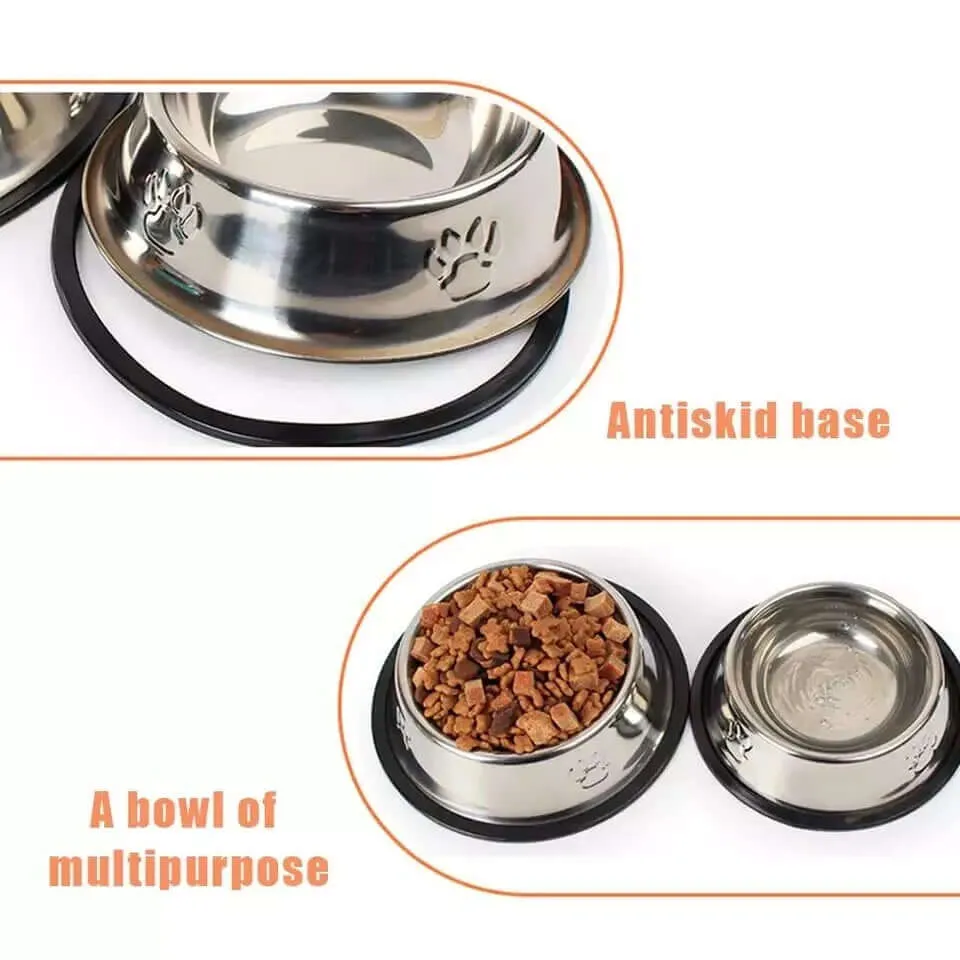 Stainless Steel Non-slip Dog Feeding Bowl