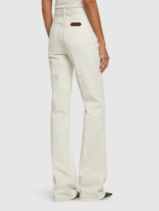 Tom Ford   High rise stretch denim flared jeans 