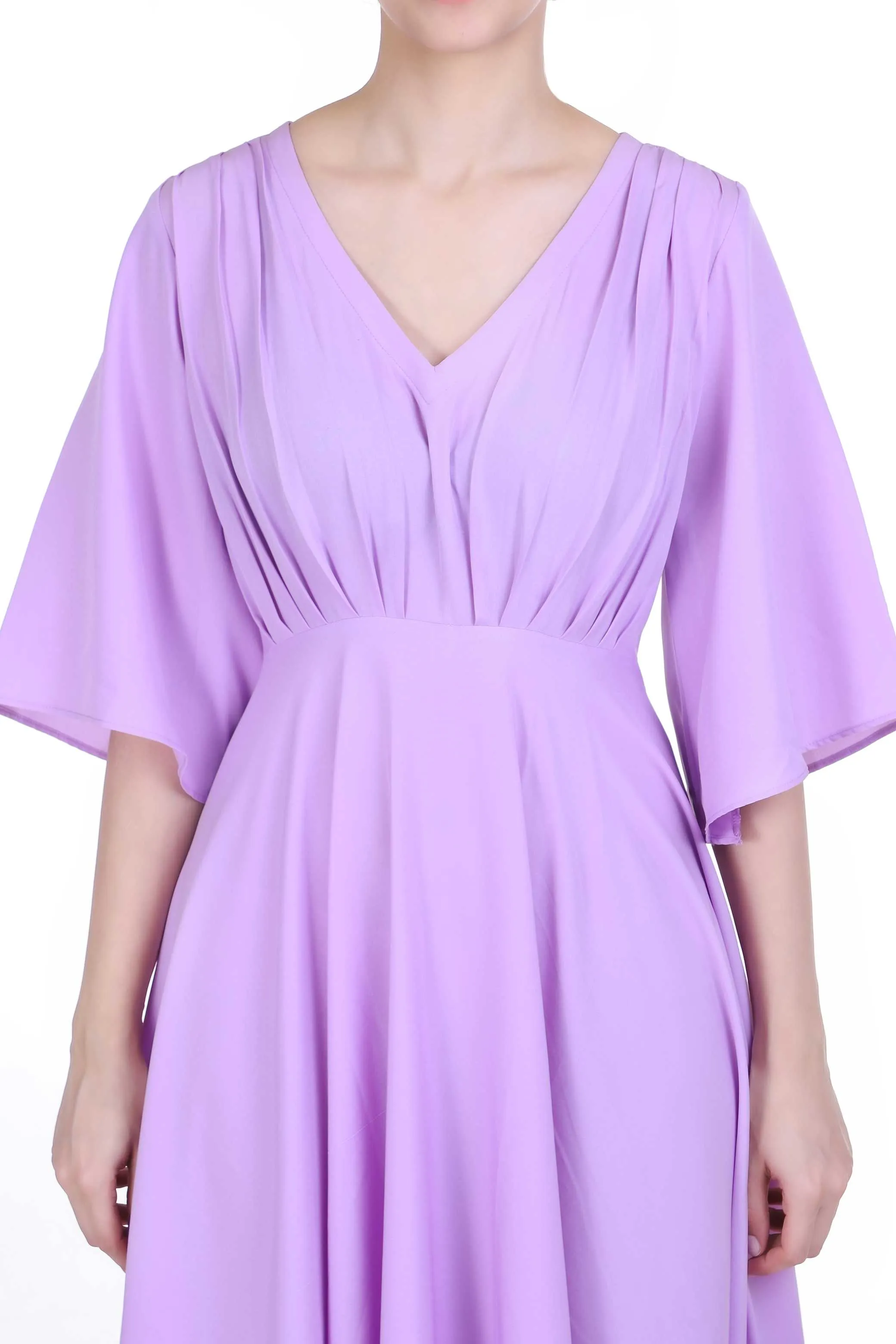 VIOLET A LINE FLARE DRESS FOR WOMEN