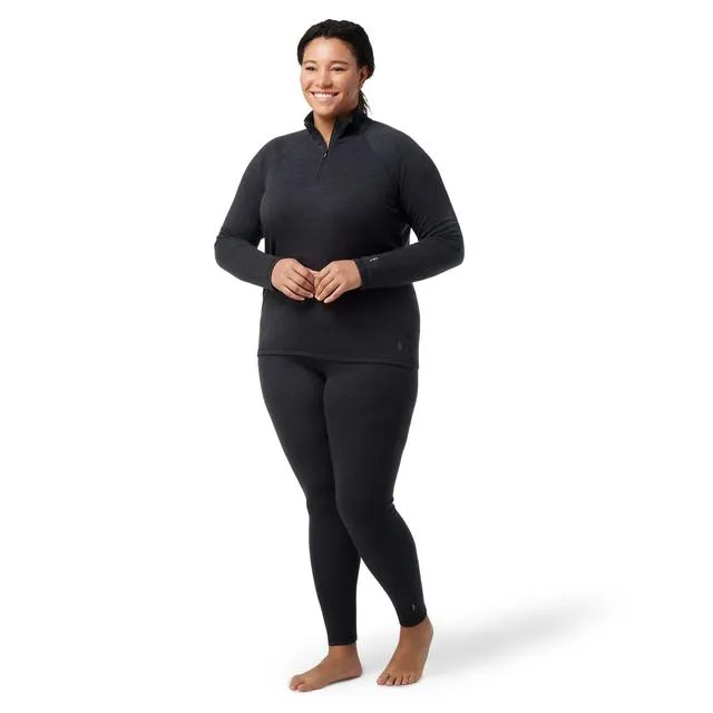 Womens Classic Thermal Merino Base Layer 1/4 Zip Plus